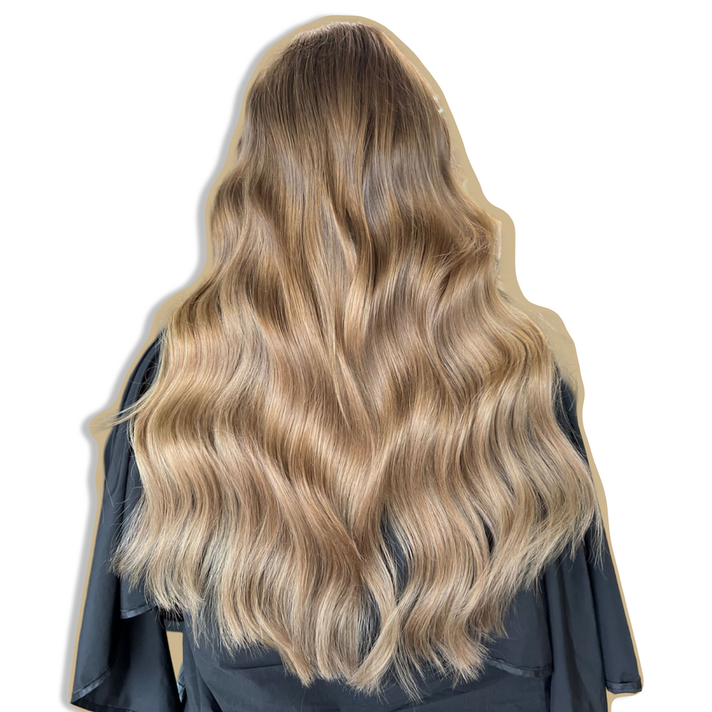 #7C Cool Light Brown Micro Seam Weft